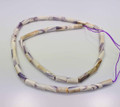 Wampum Beads Tube 4x 8.5 mm