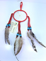 Red Dream Catchers Navajo Handmade 