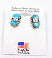 Turquoise Earrings Effie Calavaza