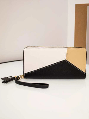 Colorblock Clutch Bag