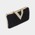 Fabric V-Fold Clutch