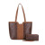 Concealed Carry Tooled Tote Bag with Matching Wallet