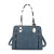 Whipstitch Cow Print Satchel Bag with Tassel