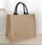 Geometric Print Linen Tote