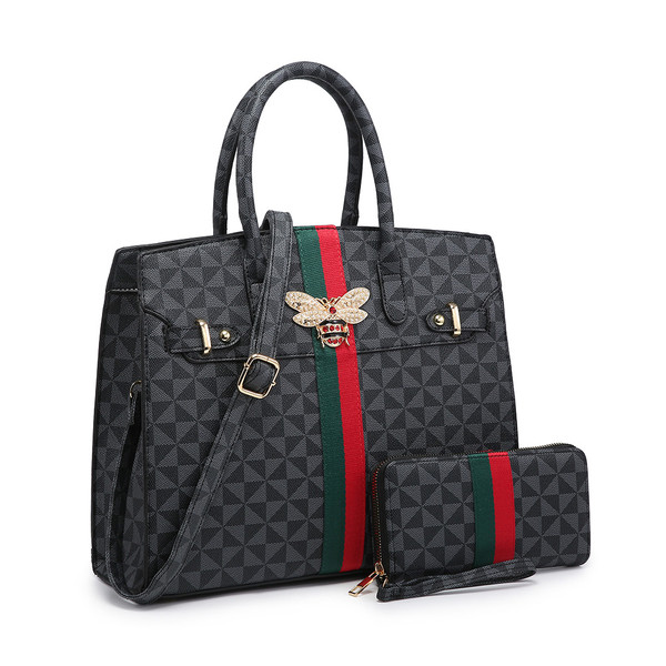 MK-Diamond Bee Satchel