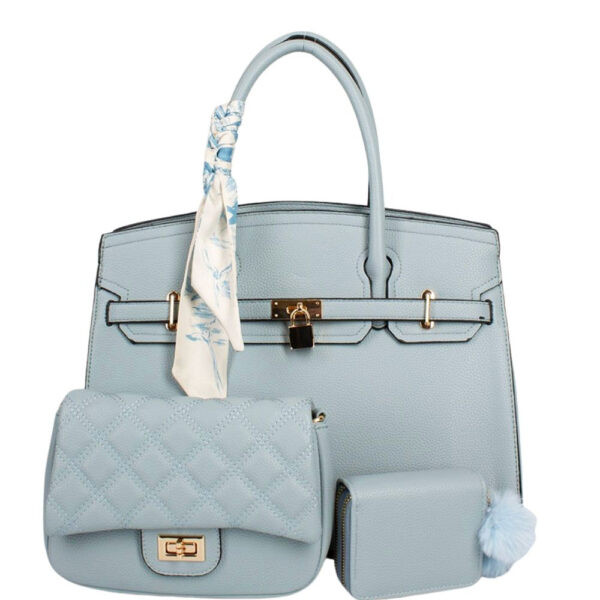 Luxury Handbag with Scarf