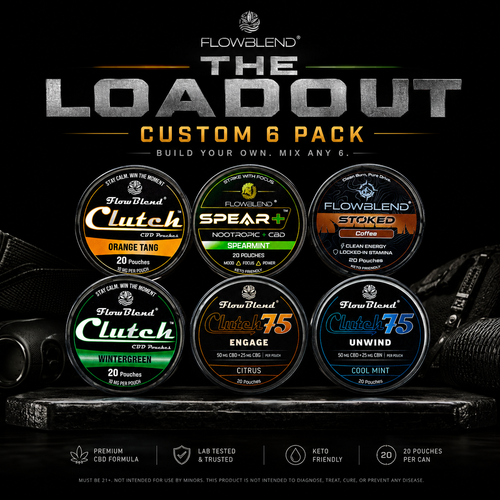 The Loadout — build your own 6-pack of FlowBlend pouches