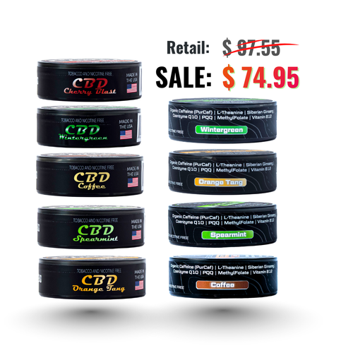 CBD and Energy Pouches Bundle