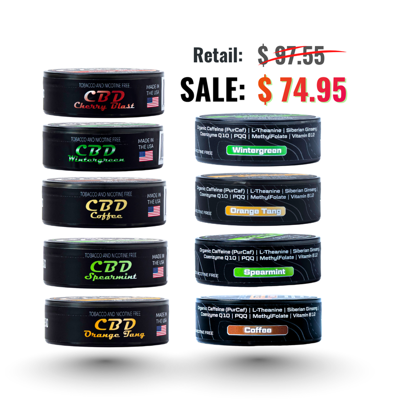 CBD and Energy Pouches Bundle