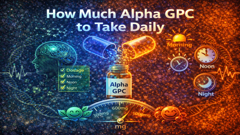 How Much Alpha GPC To Take Daily For Optimal Results