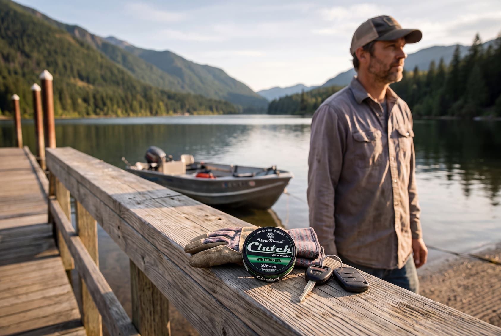 CLUTCH CBD pouches can at the trailhead before heading out
