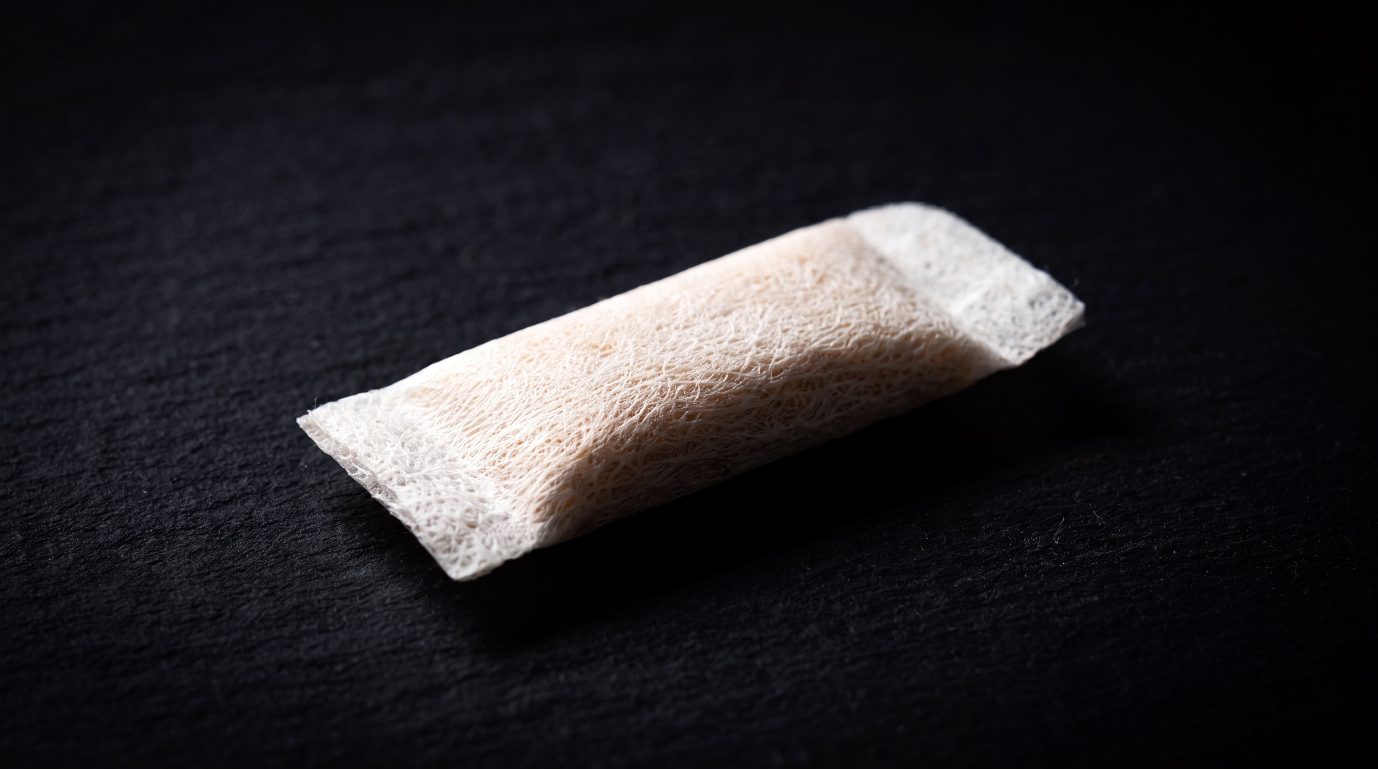 Macro close-up of a SPEAR nootropic pouch