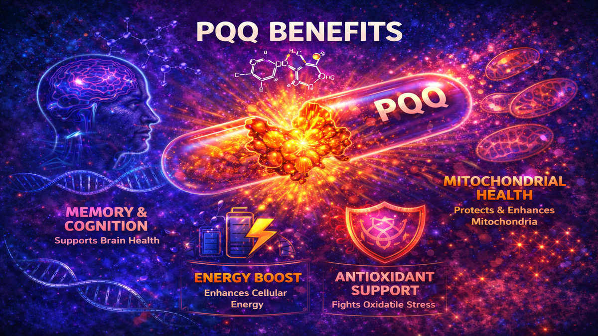 PQQ benefits: Understanding Its Role in Energy Production and Cognitive Health