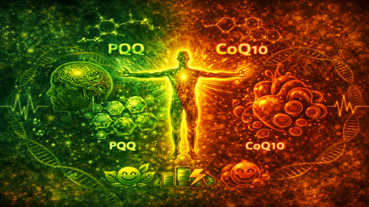 CoQ10 and PQQ: Unlocking the Power of Combined Benefits