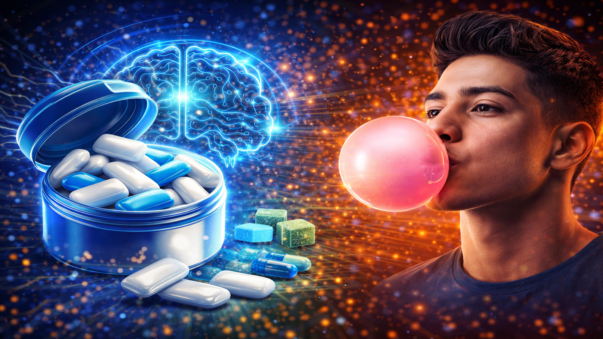 Nootropic Gum For Energy and Focus