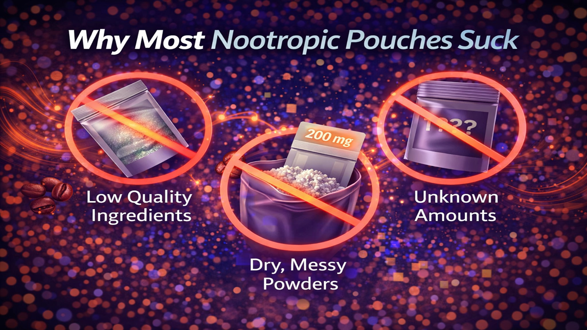 Why Most Nootropic Pouches Suck