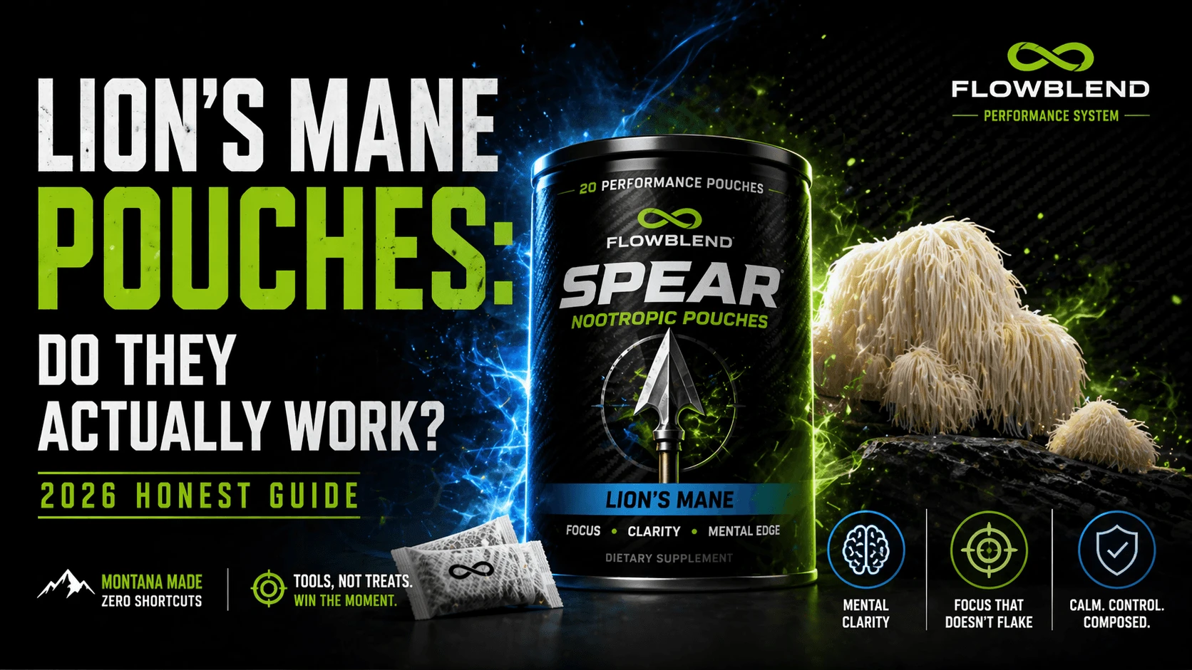 Lion's Mane Pouches: Do They Actually Work? 2026 Honest Guide | FlowBlend
