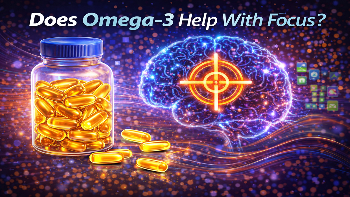Does Omega 3 Help With Focus & Cognitive Function? - FlowBlend