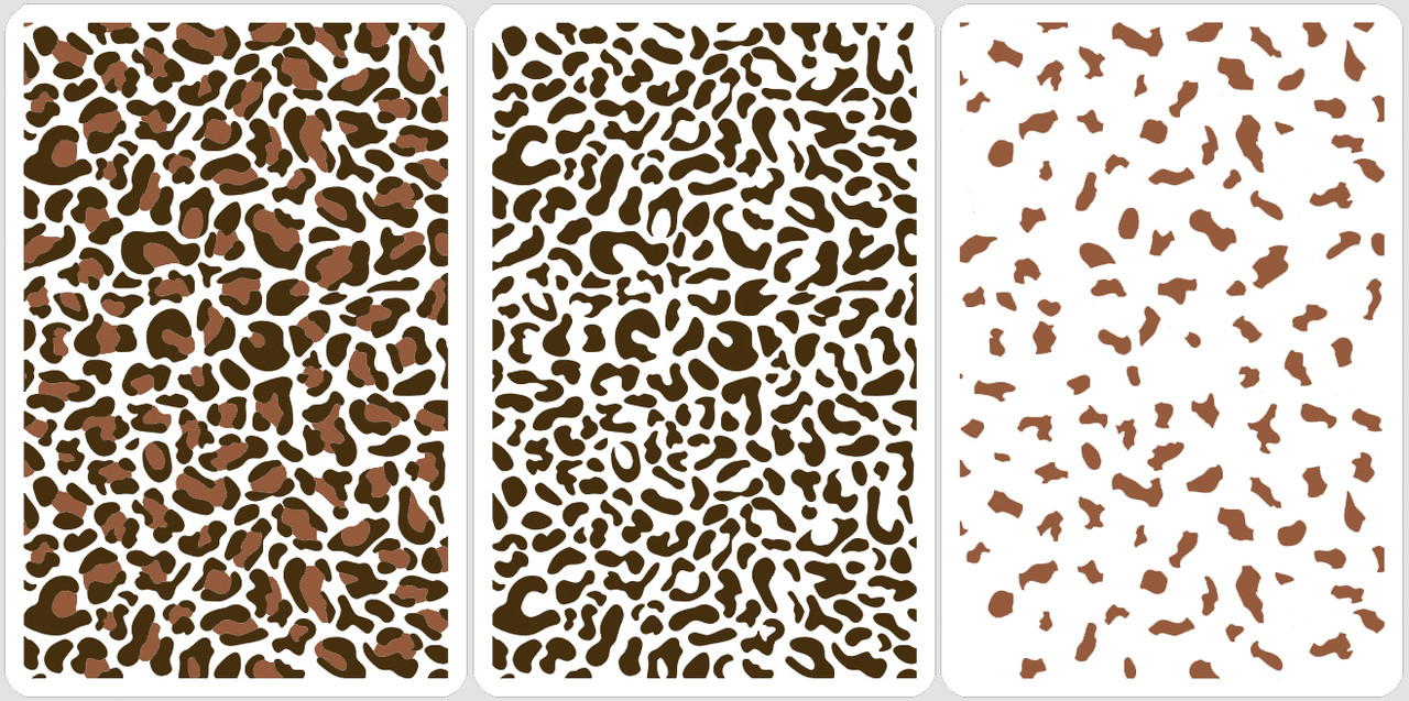 leopard print stencil printable