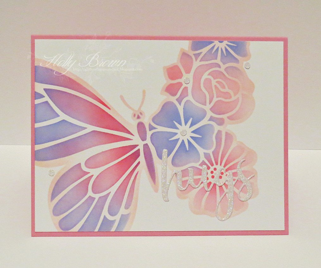 Layered Mixed Butterfly Stencil