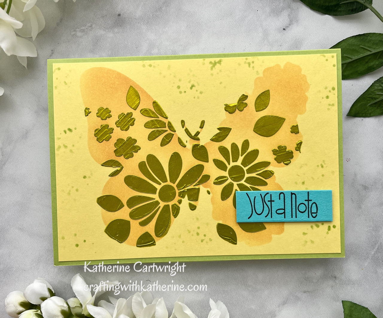 Layered Mixed Butterfly Stencil - A Colorful Life Designs
