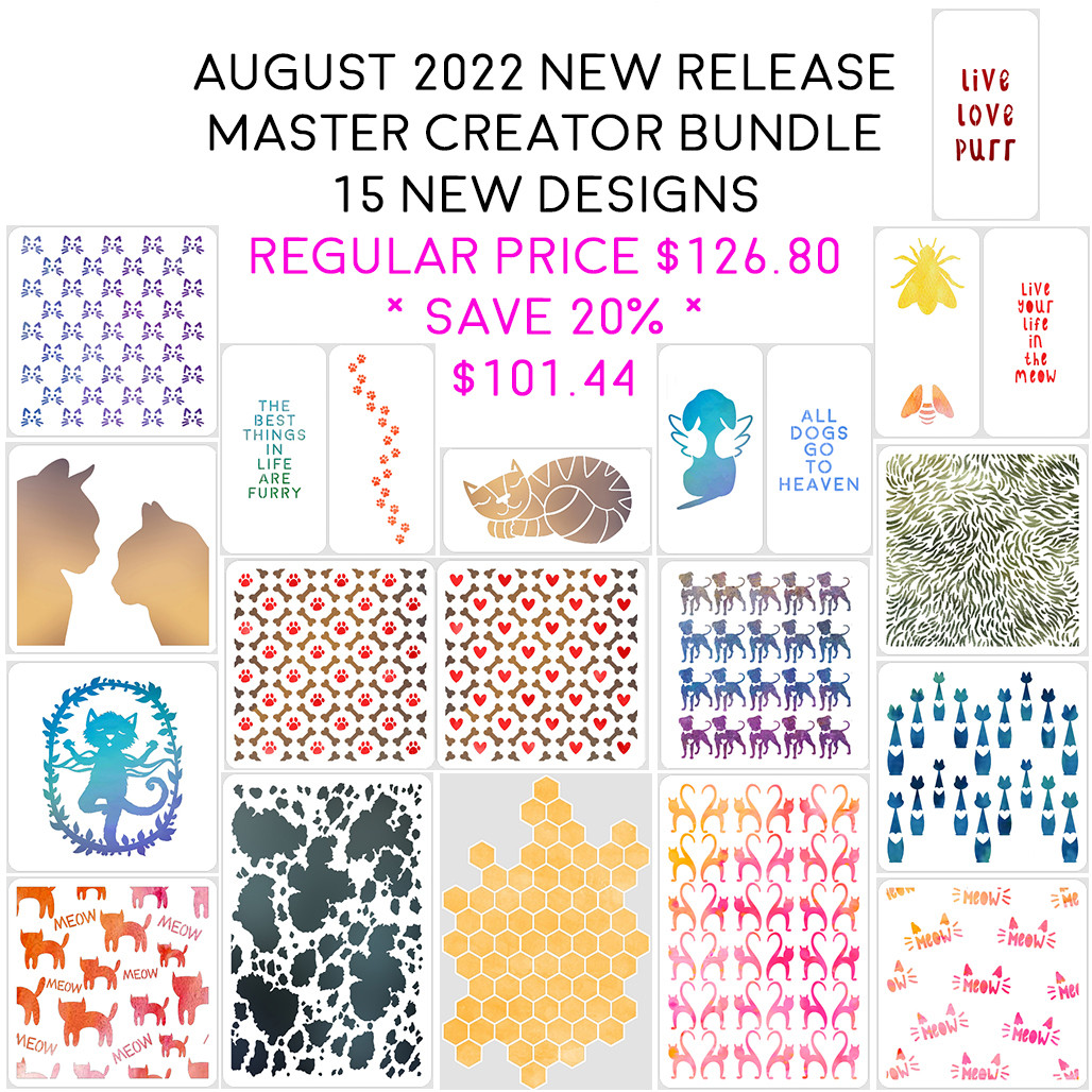 Master Creator Bundle August 2022 - A Colorful Life Designs