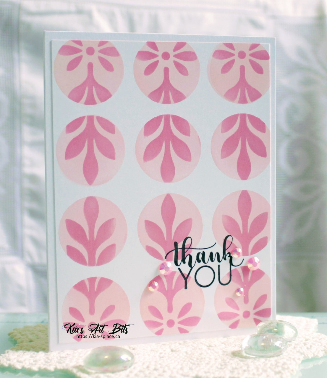 Wispy Floral Stencil - A Colorful Life Designs