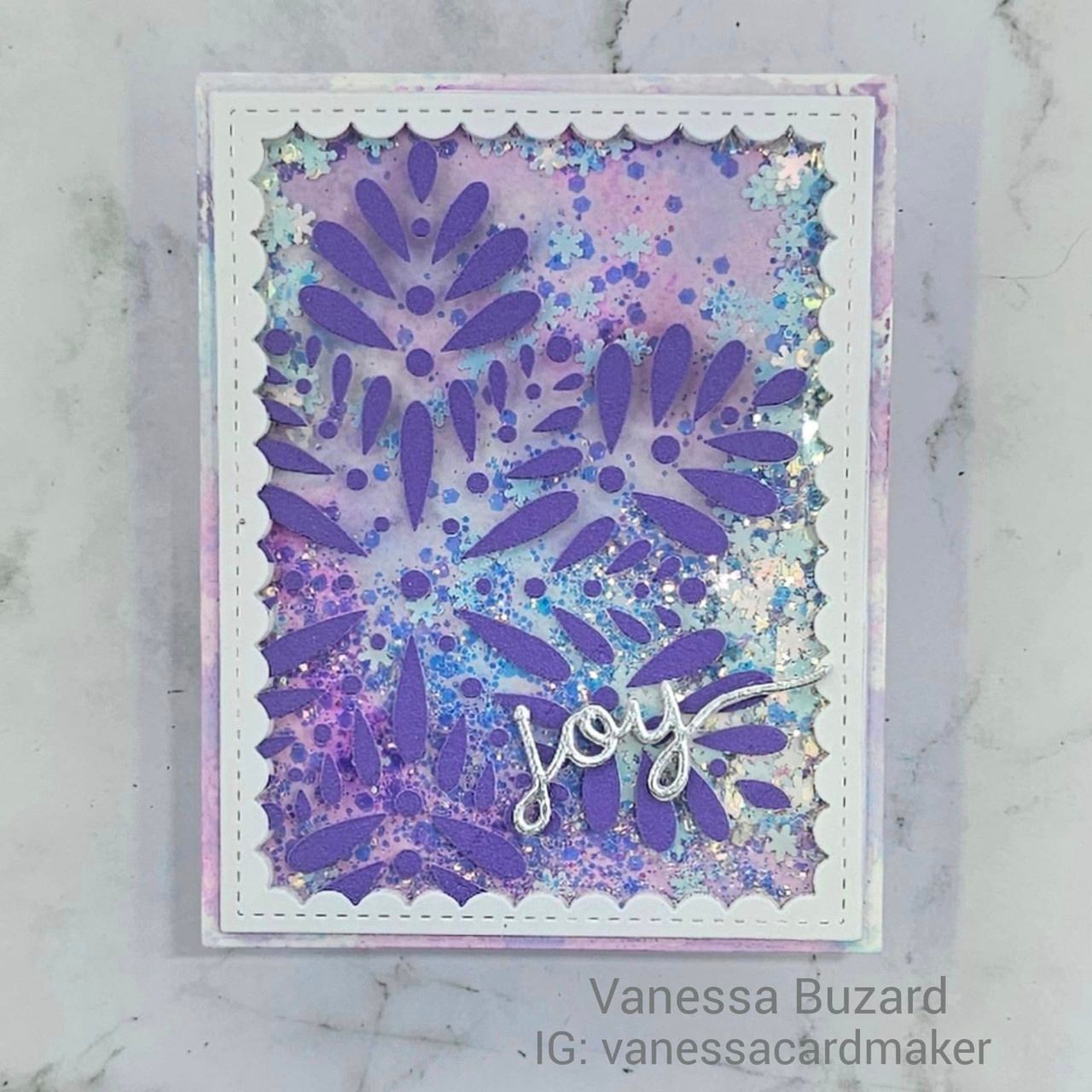 Fetching Snowflake Stencil - A Colorful Life Designs