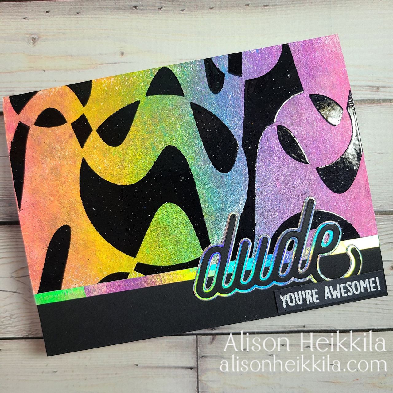 Beatnik Circles Stencil - A Colorful Life Designs