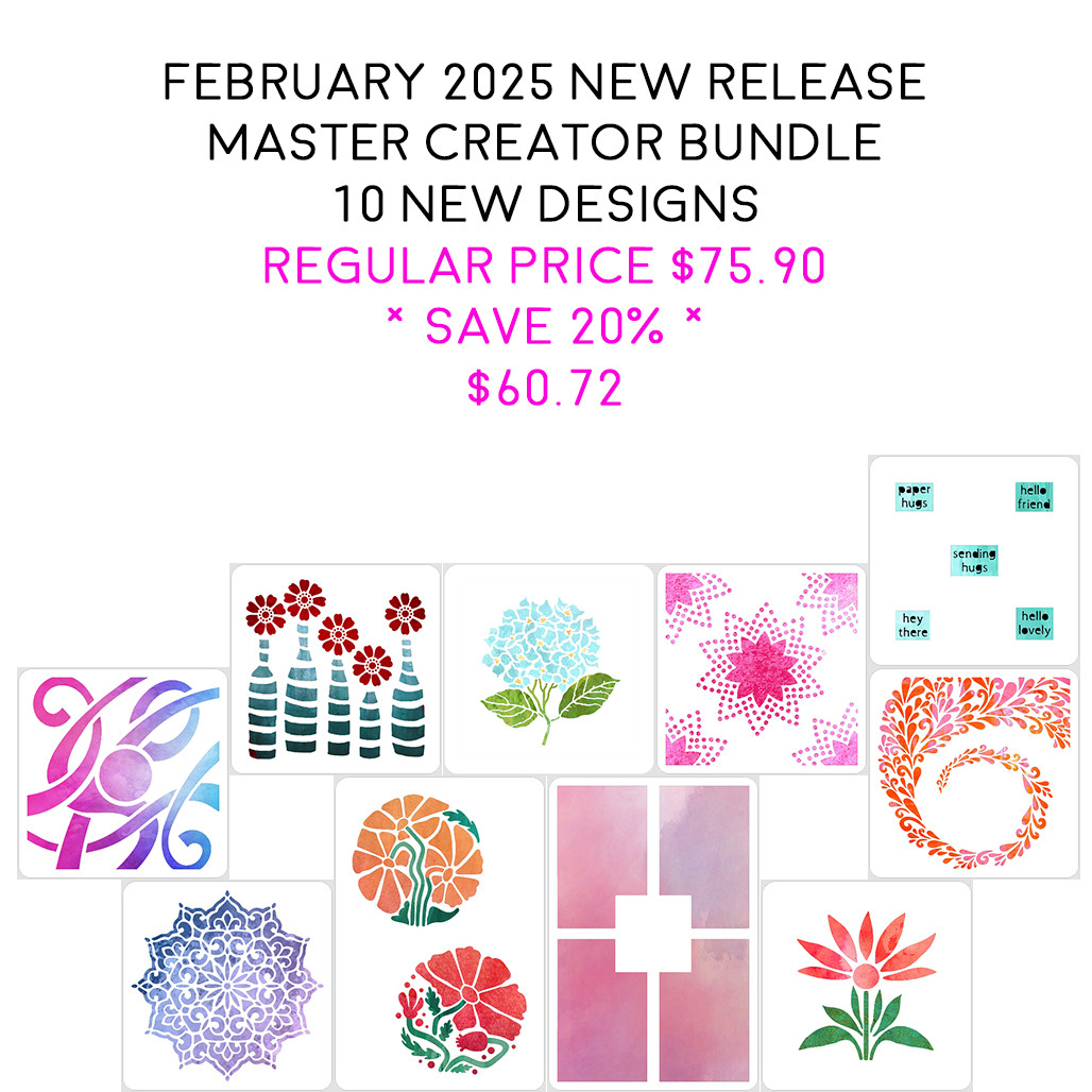 Master Creator Bundle February 2025 - A Colorful Life Designs