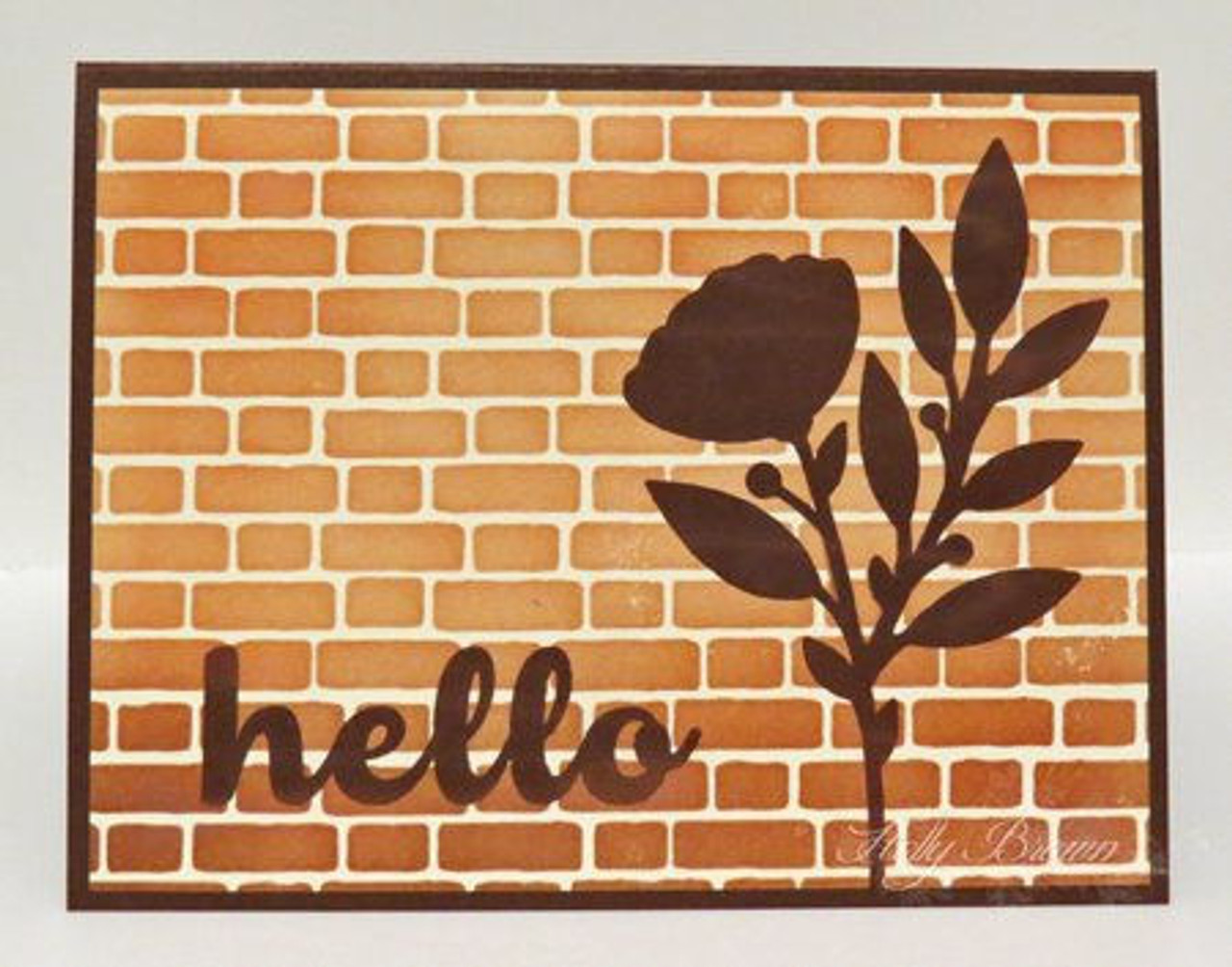 Hero Arts - Stencil - Brick Wall Stencil
