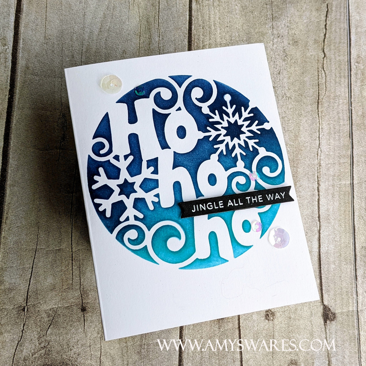 Ho Ho Ho Circle Stencil - A Colorful Life Designs ho-ho-ho-circle-stencil-a-colorful-life-designs