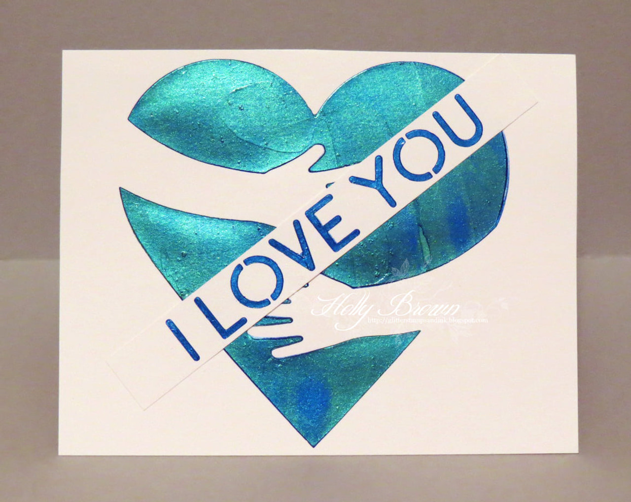 Heart Hug Stencil - A Colorful Life Designs