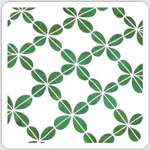 Clover Trellis Stencil 