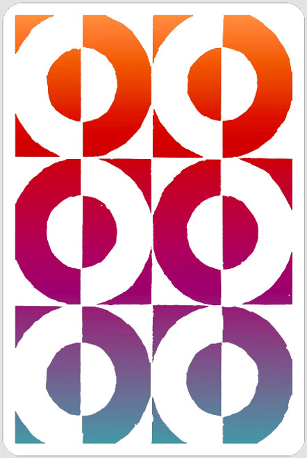 Mid Century Demicircles Stencil