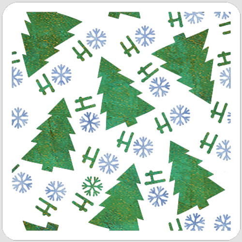 Ho Ho Ho Christmas Trees Stencil Ho Ho Ho Christmas Trees Stencil