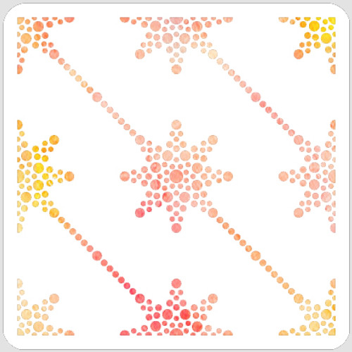 Diagonal Stars Stencil