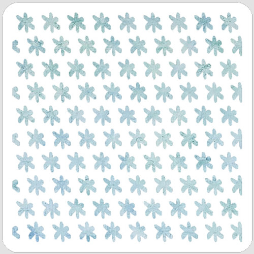 Little Snowfall Stencil