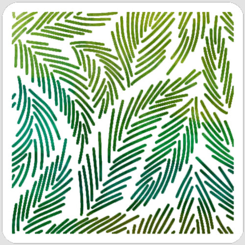 Close Up Branches Stencil