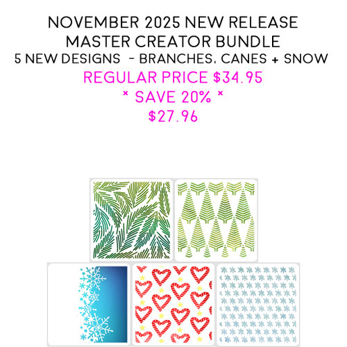 Master Creator Bundle November 2025 Branches, Canes & Snow