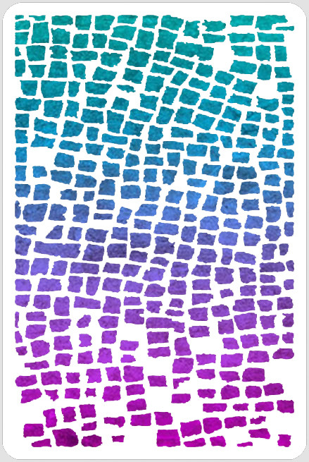 Chaos Squares Stencil