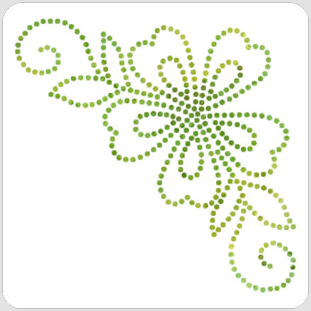 Clover Swirl Stencil