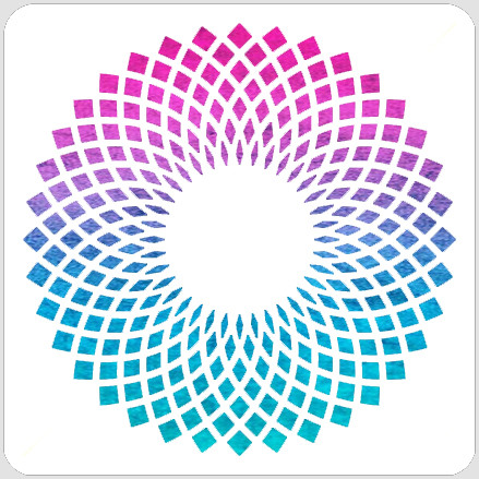 Diamond Circle Stencil
