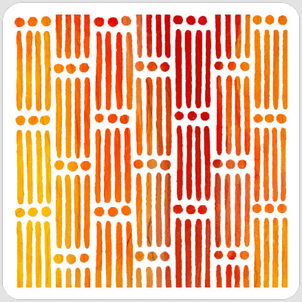 Lines and Dots Stencil
