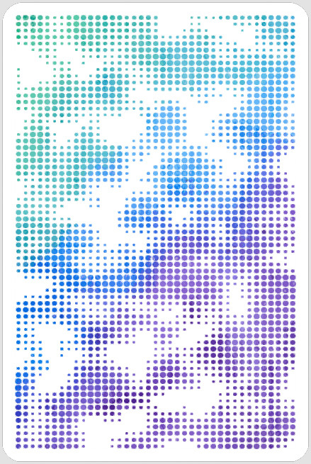 Patterned Noise Stencil