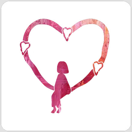 Heart Swing Stencil