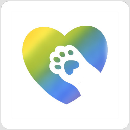 Paw Heart Stencil