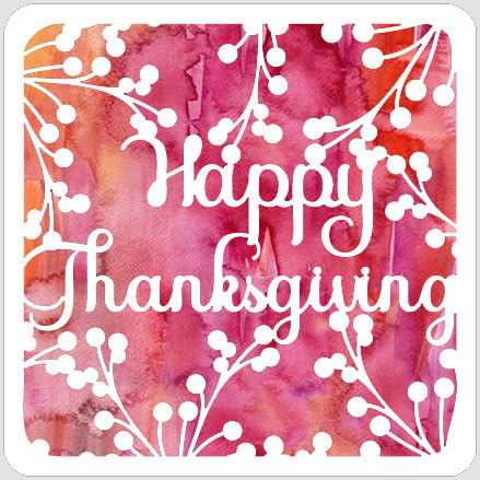 Happy Thanksgiving Stencil