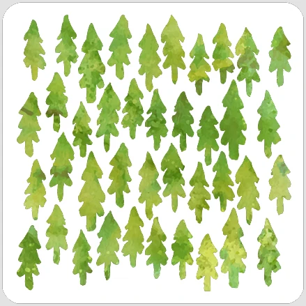 Tree Lot Stencil