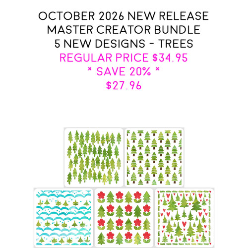 Master Creator Bundle October 2026 Trees